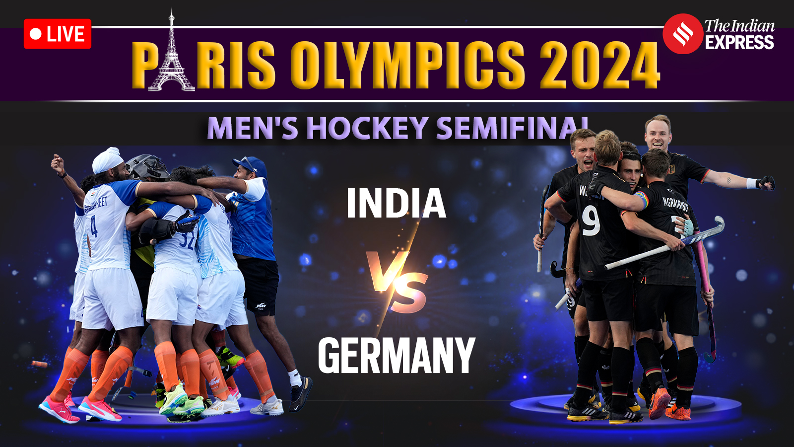 India vs Germany - Hockey Paris Olympics Semi Final